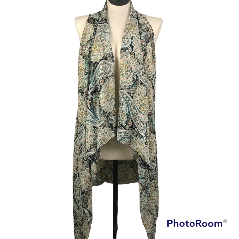 Unbranded Women's Sheer Cardigan Kimono Open Front One Size multicolor